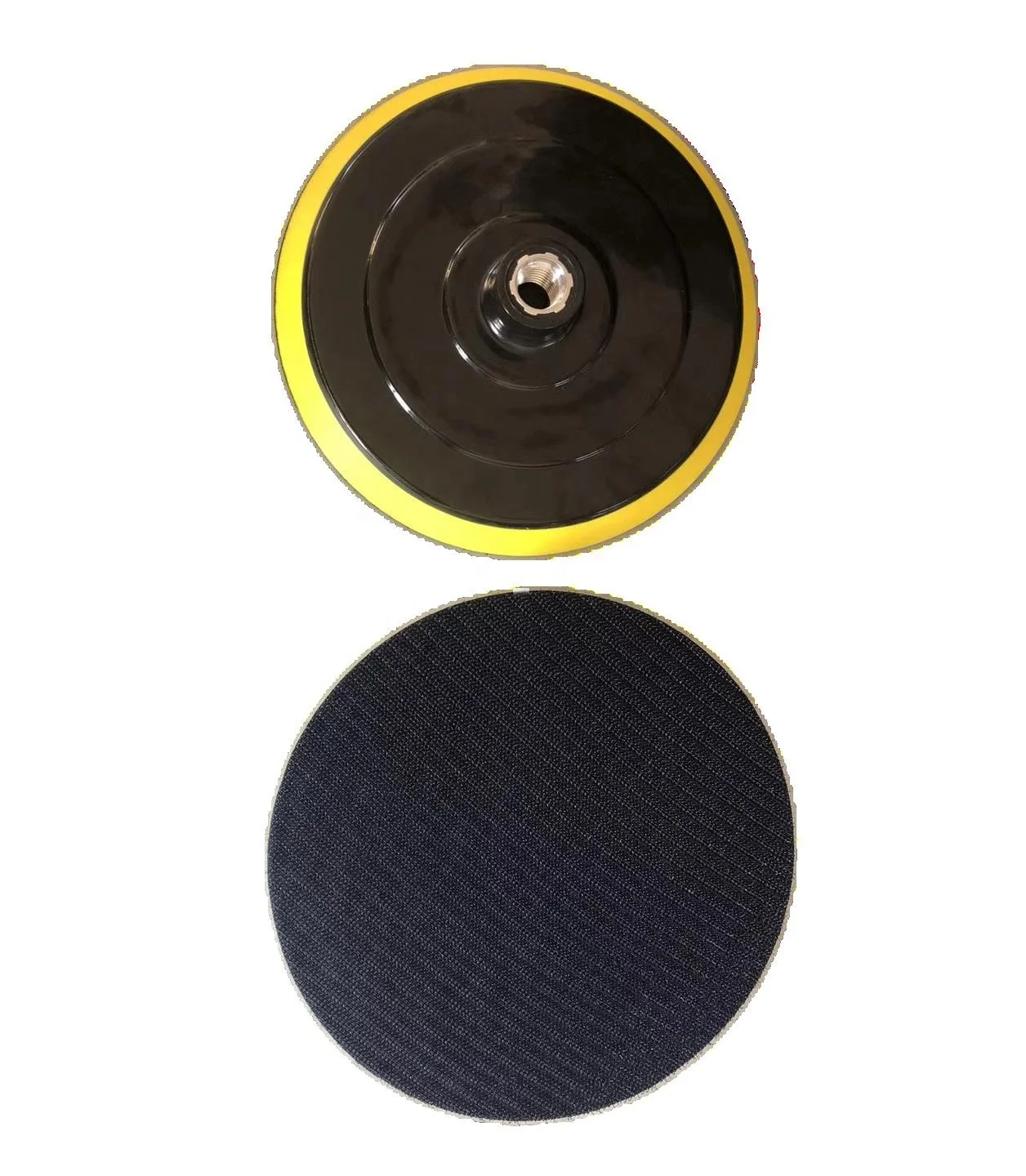 car polisher hook and loop fasteners plastic sanding pad for polishing backing plate