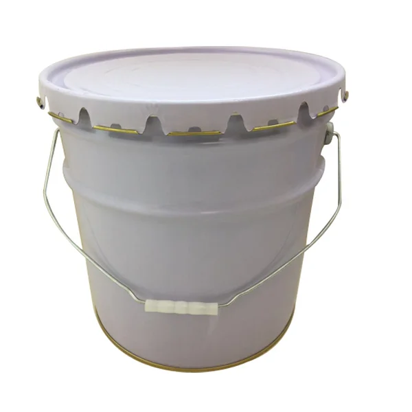 
18L square tin paint pails/drums with metal handle in low price for chemical packing 