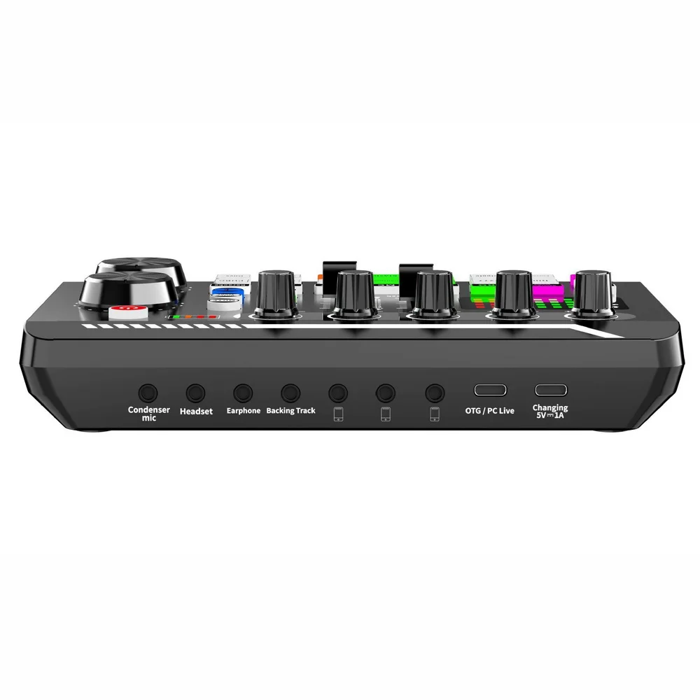 Live streaming equipment Podcast Recording Audio Interface Live stream Sound card Cell Phone Podcast Vlog Mini Mixer