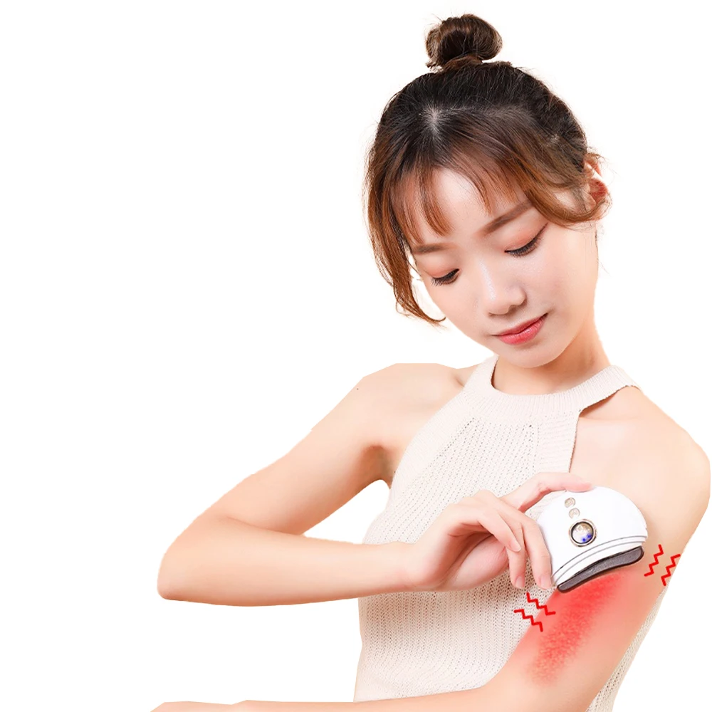 2024 Trends beauty products IR Face Massager Bian Stone massage device body Guasha massage Tools Electric Gua Sha