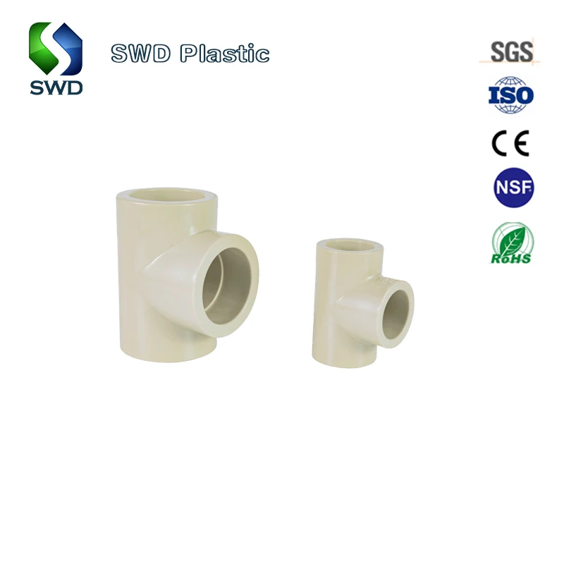 DIN/JIS/ANSI UPVC/CPVC SCH80 pipe fittings PPH end cap industry use PPH PP corrosion-resistant plastic water pipe fittings