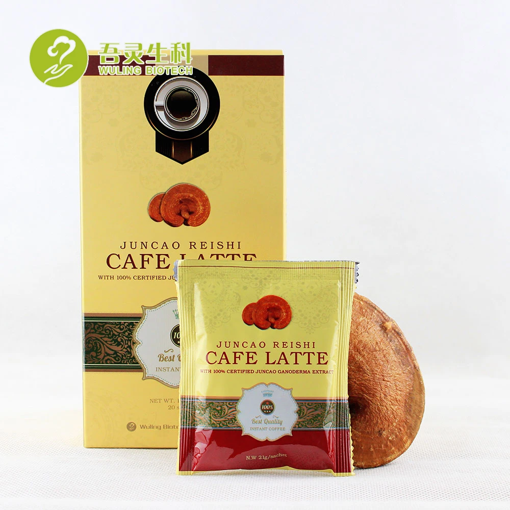  Оптовая продажа подавитель аппетита лучший кофе cafe ganoderma lucidum с травяными экстрактами Гриб 3 в