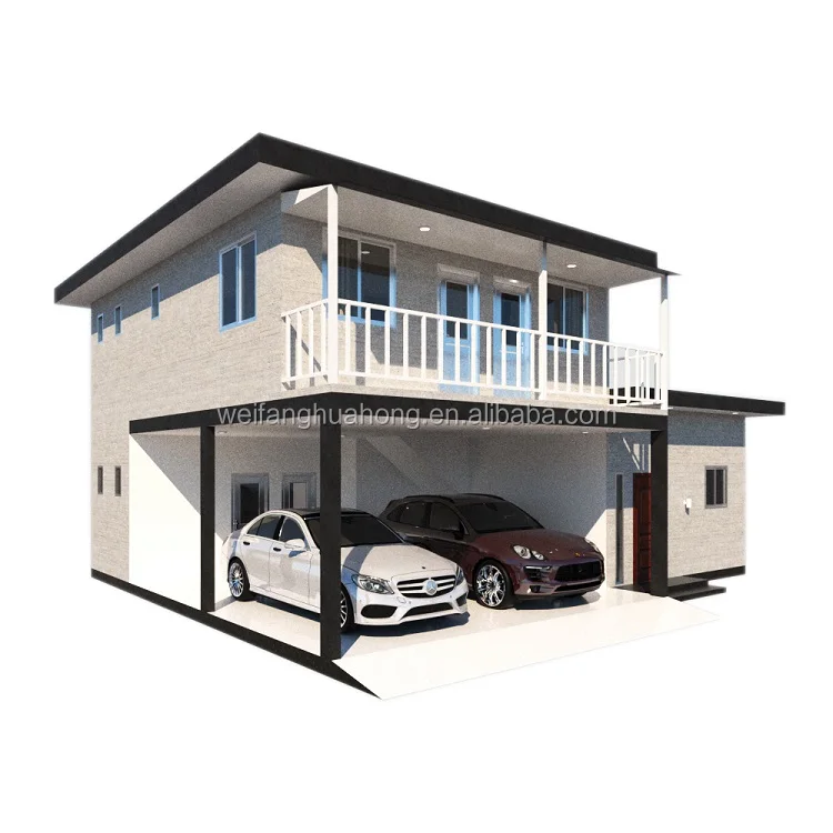 2020 UPS new tech quick build 2 layer low cost houses project Japanese prefabricated concrete modular homes