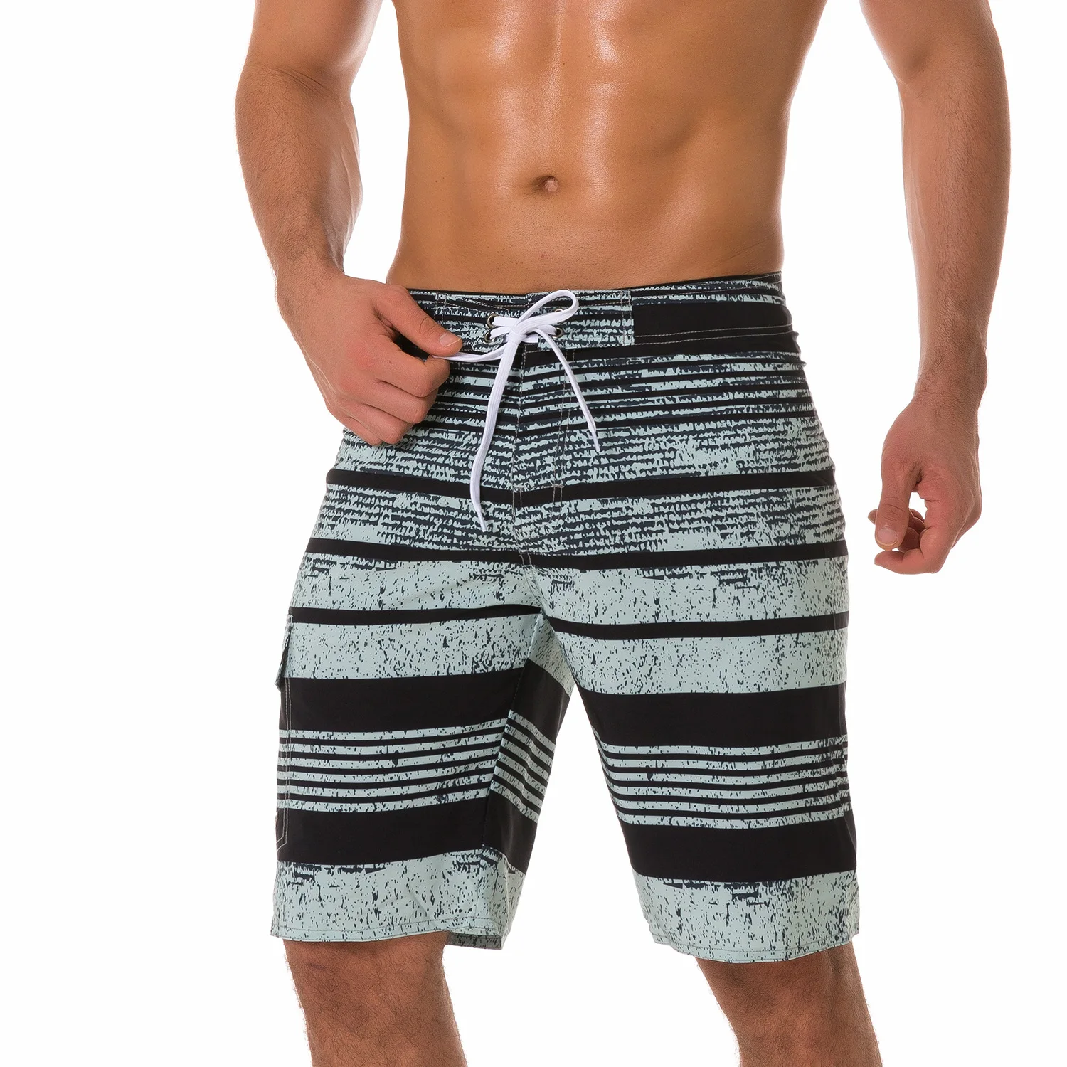 Customizable Recycled Nylon Board Shorts Swimming Mens Sublimation Surf Long Swim Trunks Beach Boardshorts