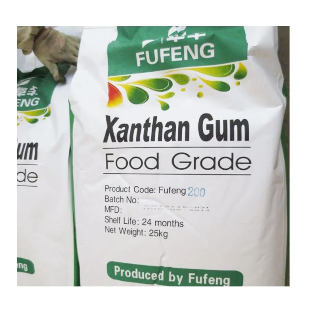 price of thickener e415 fufeng xanthan gum food grade drilling grade 200 mesh fufeng halal manufacturer