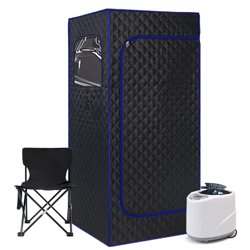 Portable sauna box 2.6L steam generator Home gym sauna tent