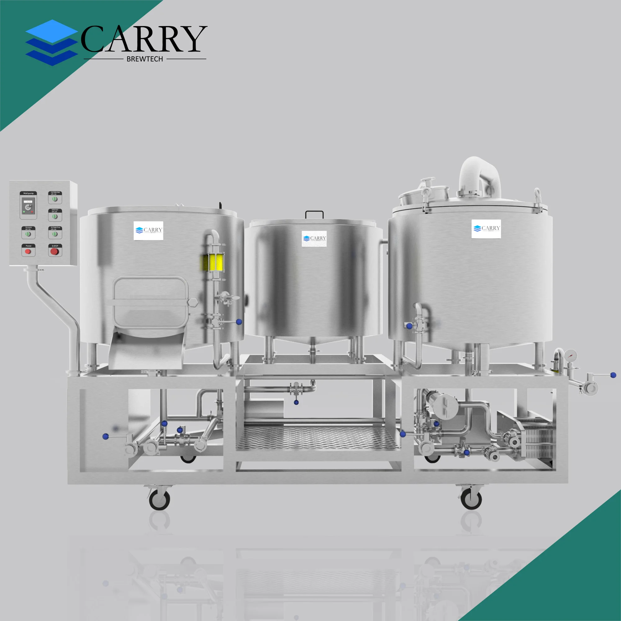 200l 300l Special Design Brewhouse 2bbl 3bbl Home Beer Brewing Equipment Micro Brewery For Sale Mini Brewing Turnkey System