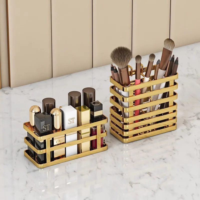 golden Cosmetics lipstick makeup brush  storage holder holder rack