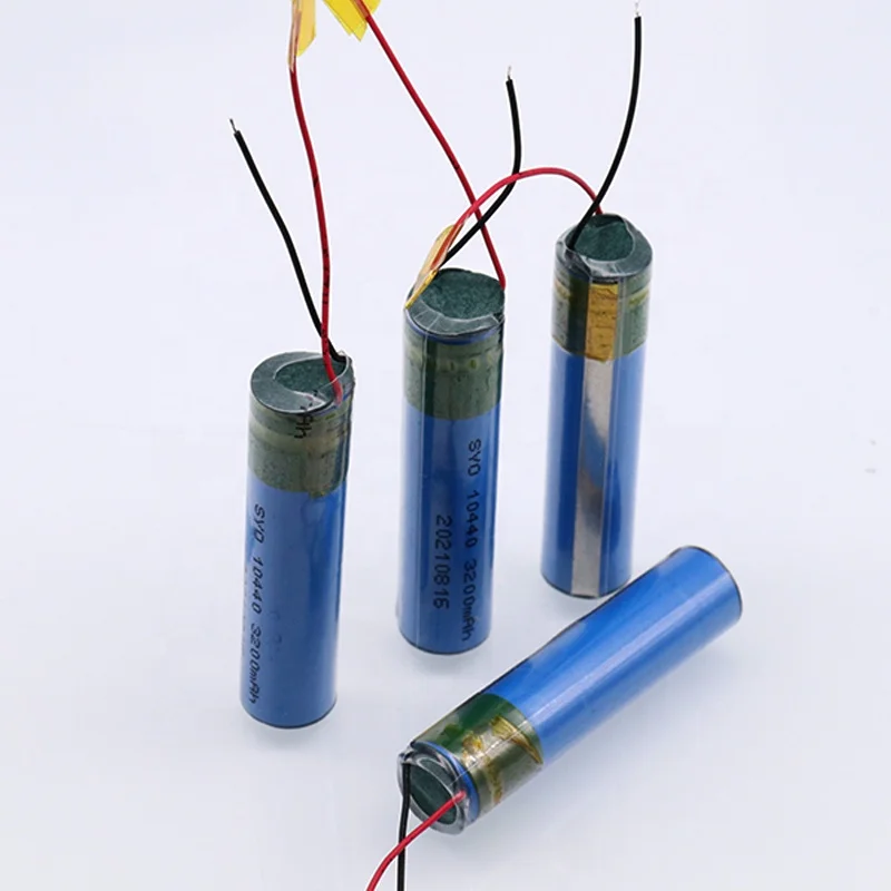 3.7V Rechargeable Lithium Ion Battery aaa Icr 10440 For Electric Toothbrush Application Solar Energy Storage Systems