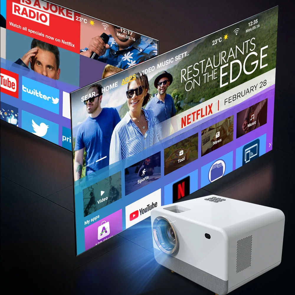 Led Projector Full Hd Portable 1080p 3d Hd Led Projector Multimedia Usb Tv 3d 4k Video Projector