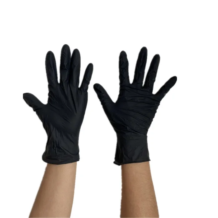 Black Nitrile Gloves Bulk Powder Free Disposable Glove China Factory
