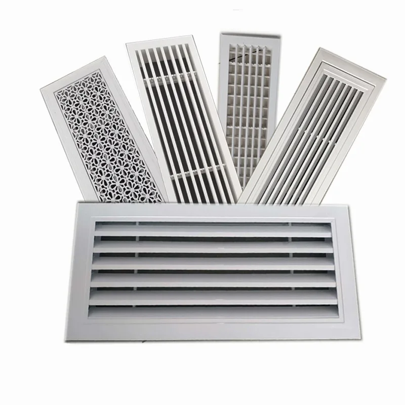 Customized aluminum grille louver shutters floor return air vent grill