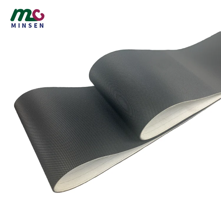 Custom wholesale 2mm treadmill belt foldable running conveyor pvc belt conveyor pvc black