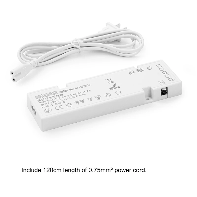 Wholesale New Design Plastic Case EMC pass DC 12V 24V  1.25A 2.5A 60W Constant Voltage LED Driver