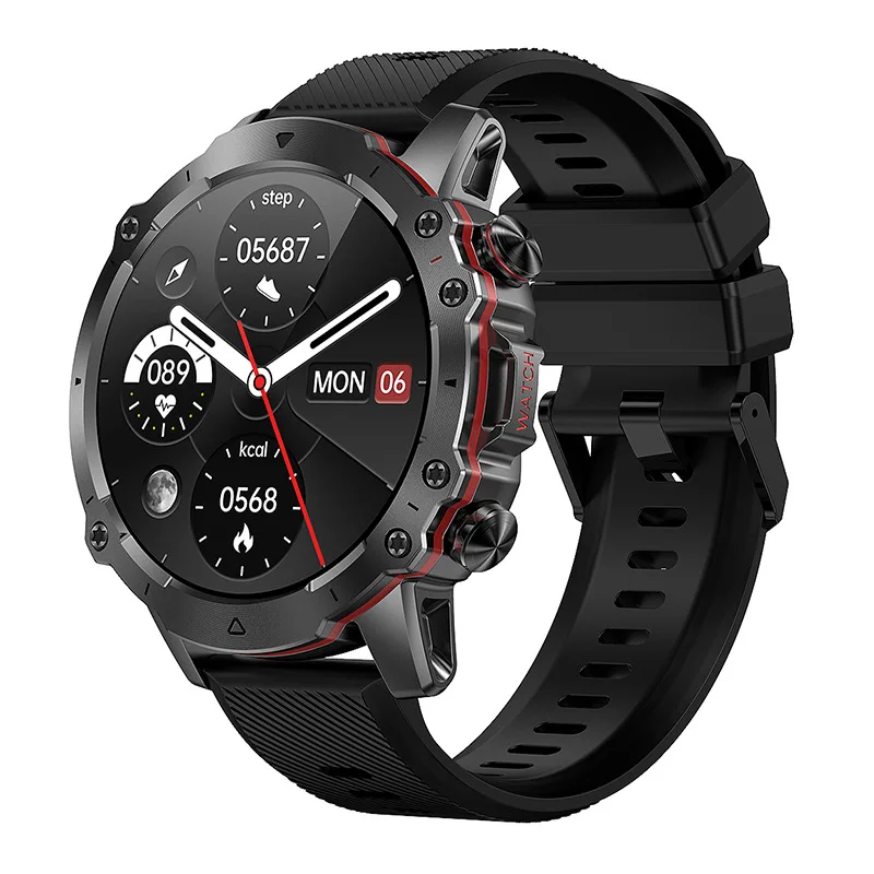 AK56 Bluetooth Talk Smartwatch 1.43-inch Heart rate Blood pressure Multi-sport smartwatch