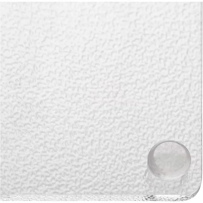 2023 Factory price wholesale Hot sale acrylic transparent cutting board with Anti-slip sheet