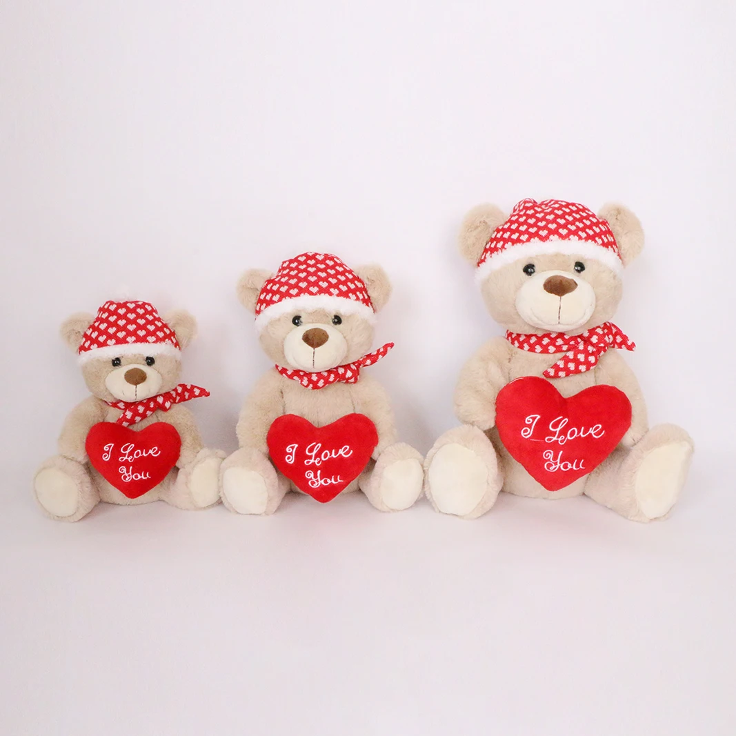 Wholesale Valentines Day Gift Plush Stuffed Animal Teddy Bear Toys Free Design Customized Doll Custom Animal Manufacturer