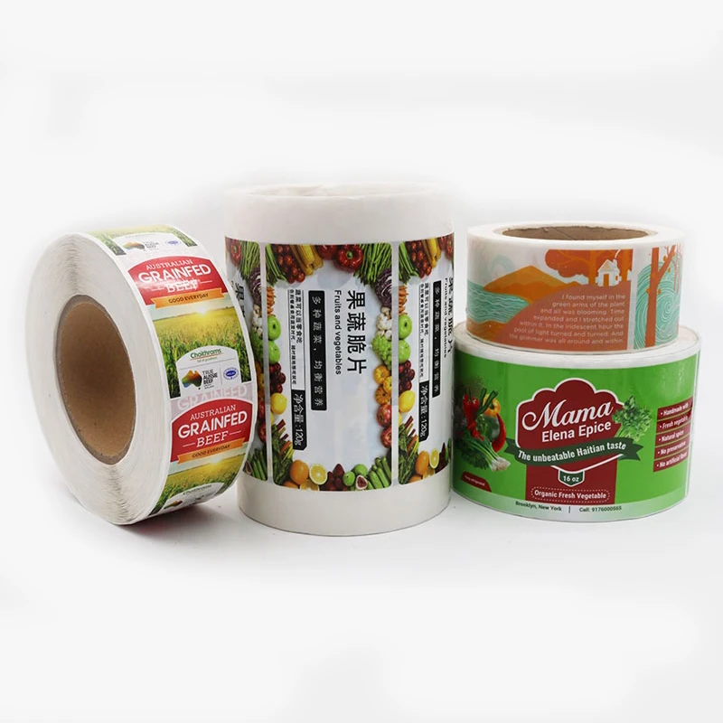 Custom Printed Adhesive Paper Honey Food Packaging Labels,Tamper Proof Seals Stickers For Jars