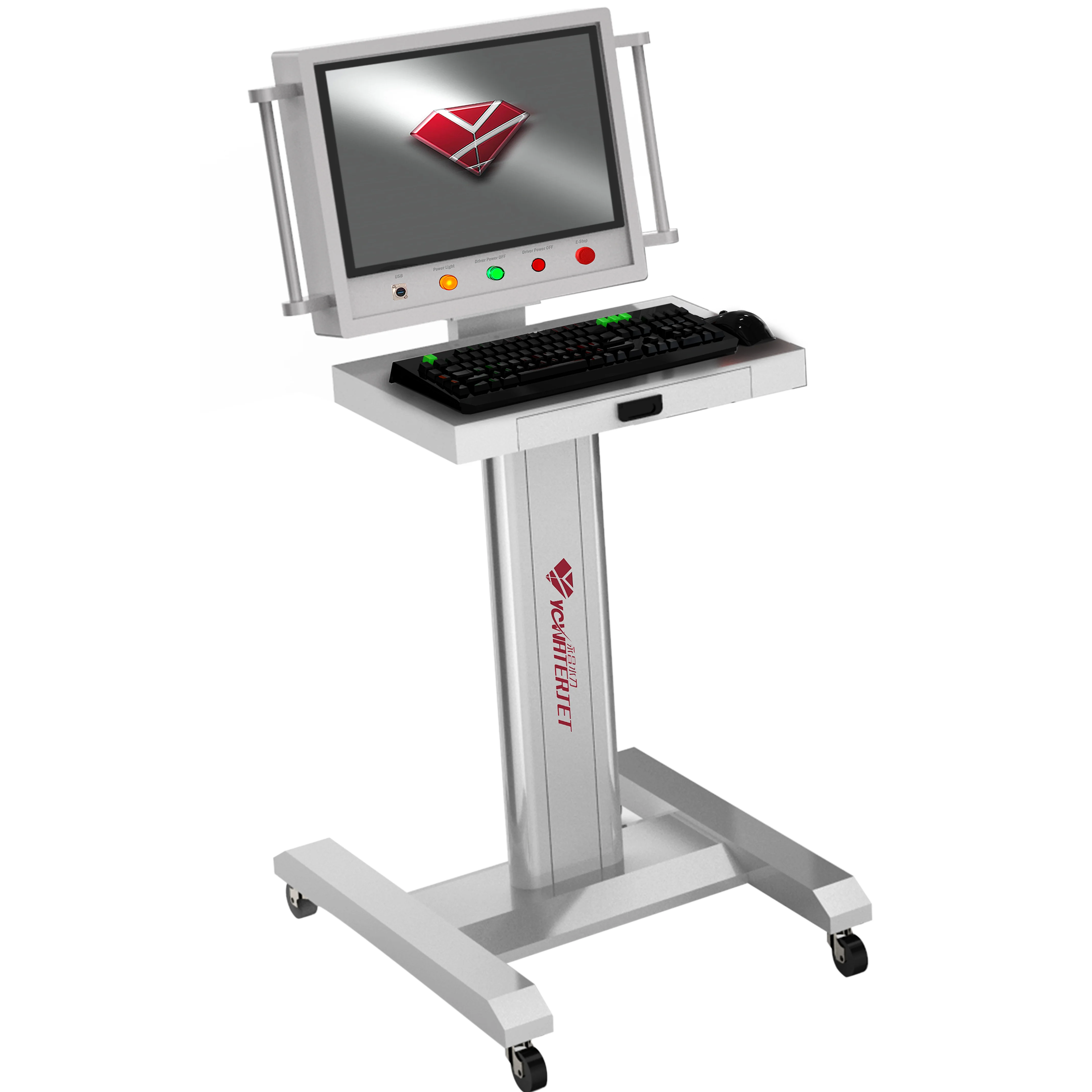 5axis water jet machine for synthetic stone turquoise and quartz slabs and large tiles cnc granite machine