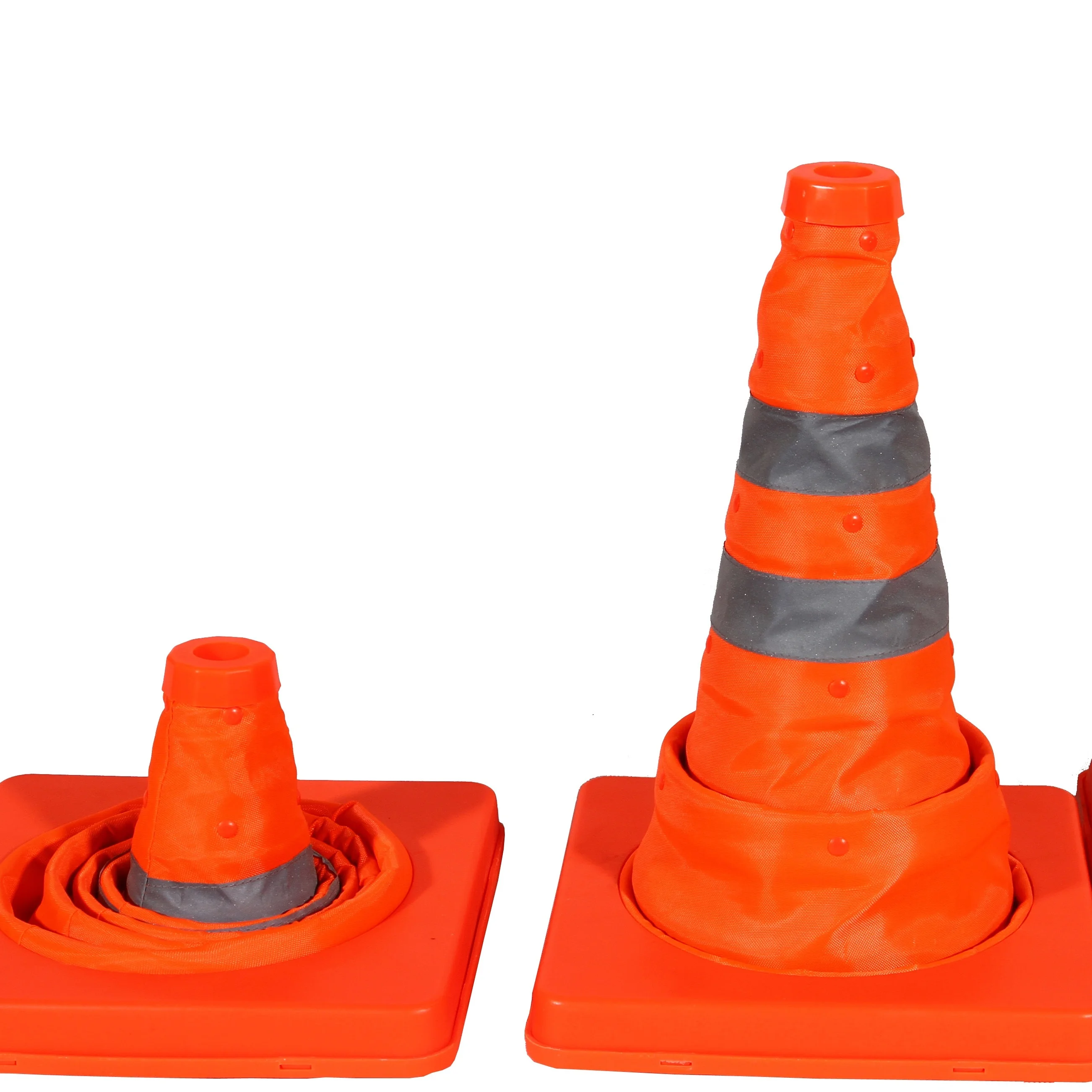 Factory Price Safety Reflective Collapsible Led Light Traffic Cone