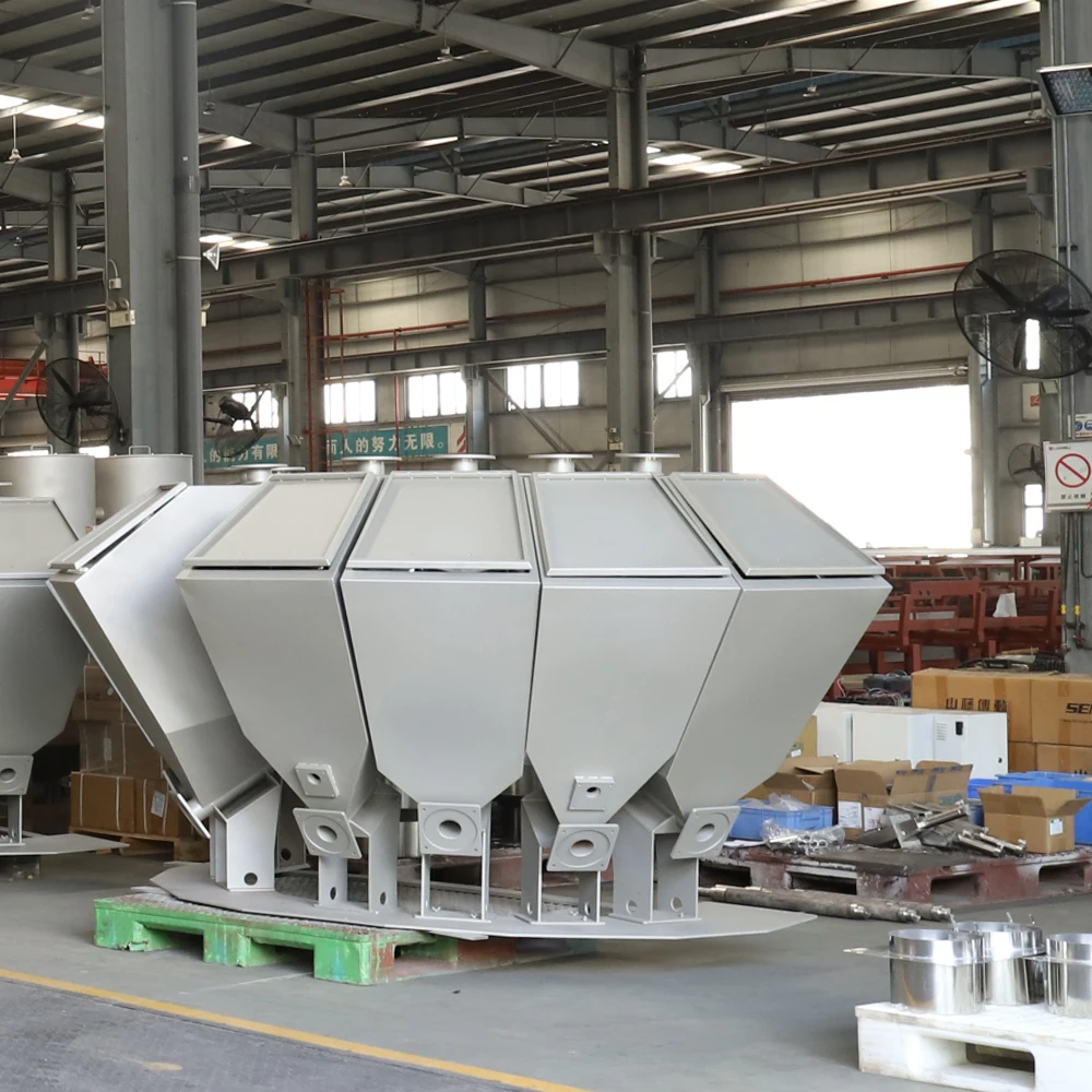 Новый дизайн, автоматический промышленный конвейер для пластмассы, многоголовочные добавки, весомер