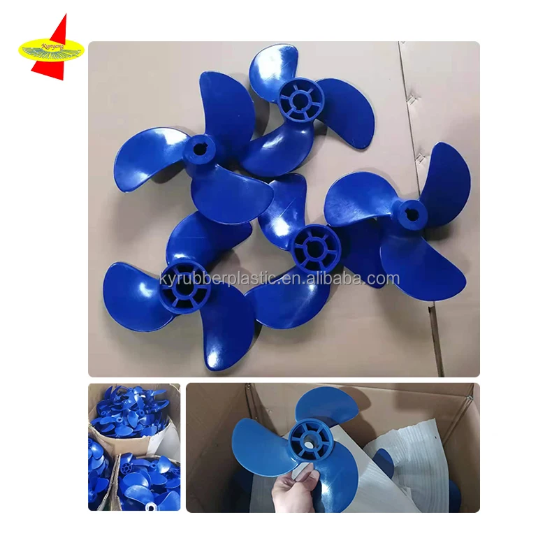 Molded Plastic Blade Custom, Injection Moulded Blade Plastic, Modified Nylon PA66 GF30 Plastic Blade Made To Order