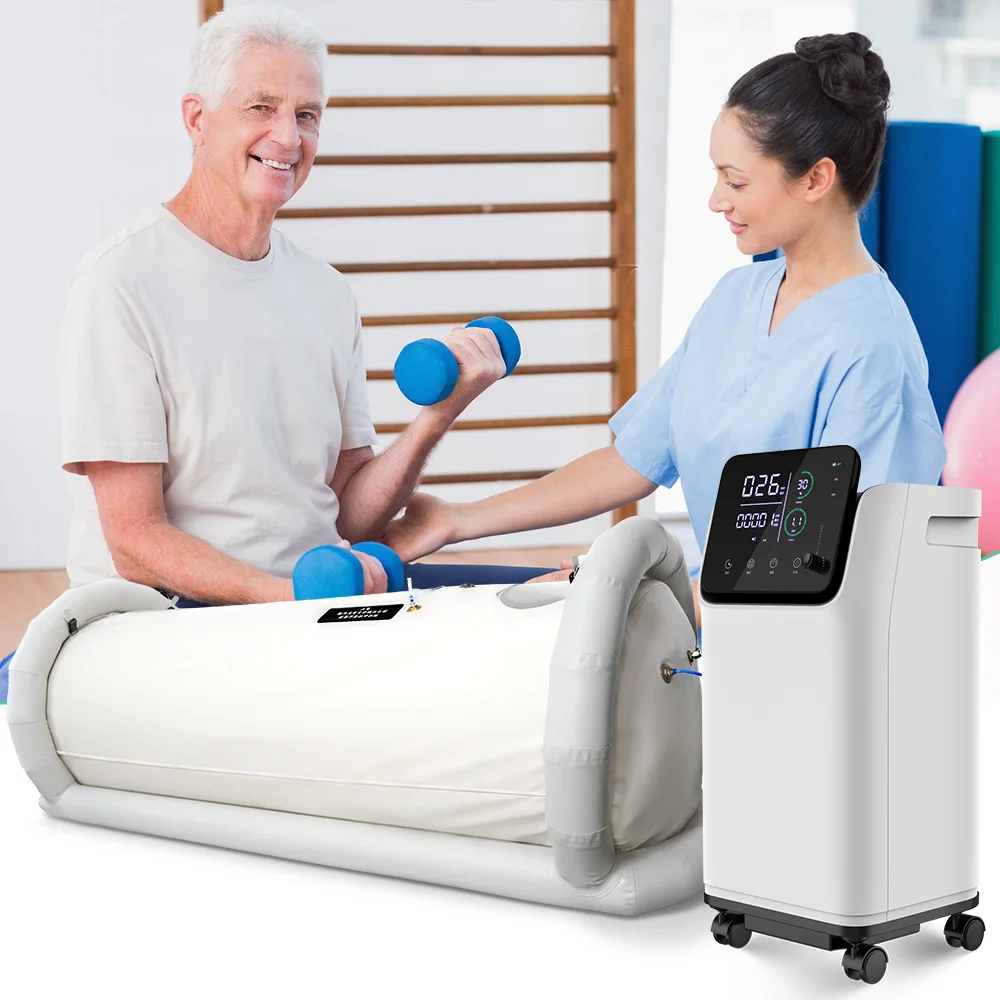 Suyzeko 1.3 ata 1.5ata Oxygen Air Compressor Soft Shell Health Improvement Joint Pain Relief Hyperbaric Oxygen Chamber