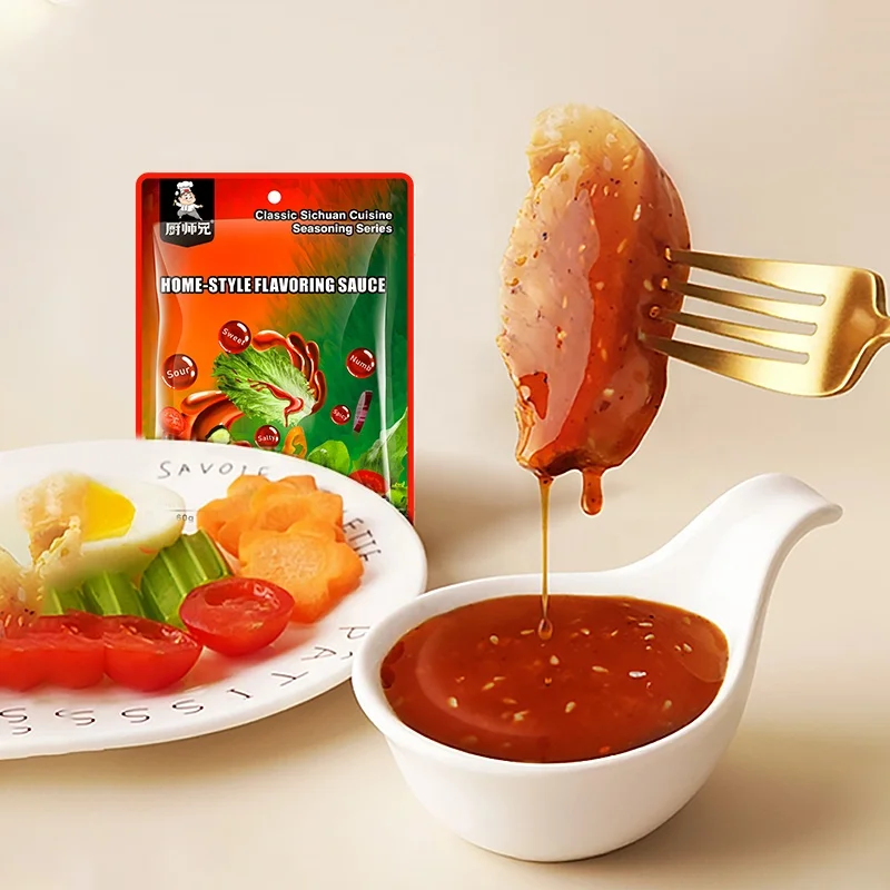 Tianchu 60g Spicy Vinaigrette Salad Dressing 0% Fat and Sugar For People On A Light Diet Cool Vegetables And Meat Salad Dressing