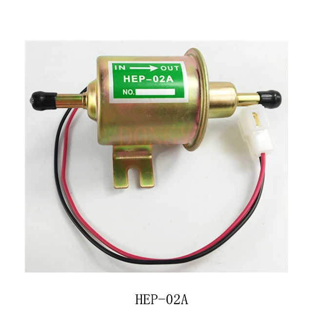 Electric Fuel Pump Low Pressure HEP-02A HEP02A FOR Universal Car Motorcycle Van Boat ATV