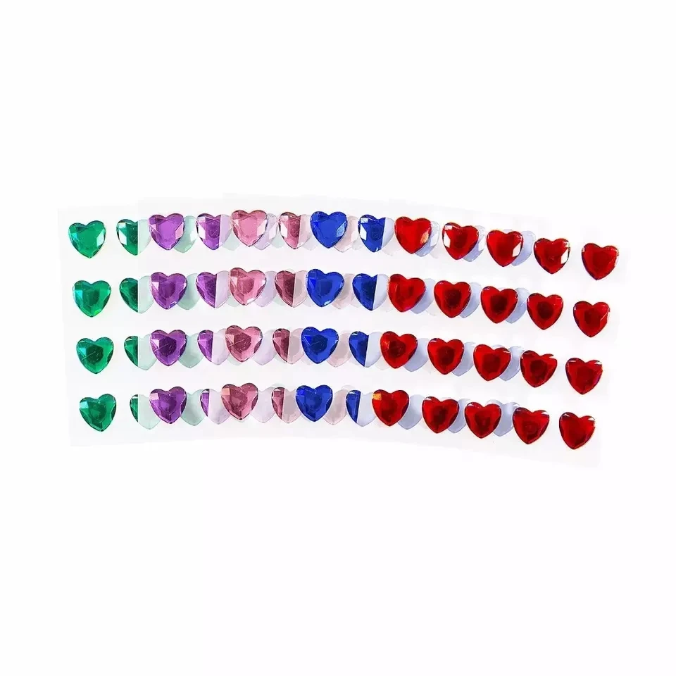 Customized good price self adhesive pearls and rhinestone stickers
