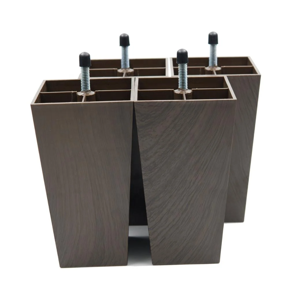 Wholesale 6mm Height Sofa Legs Plastic Furniture Leg Plastic Sofa Legs For Home