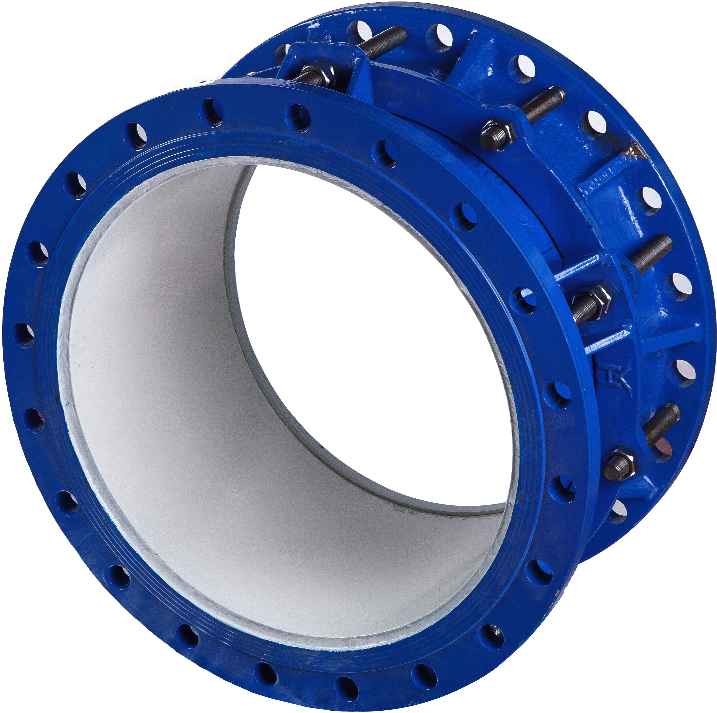 Single Piece Wide Range HDPE Pipe Ductile Iron Universal Flange Adapter Stainless Steel