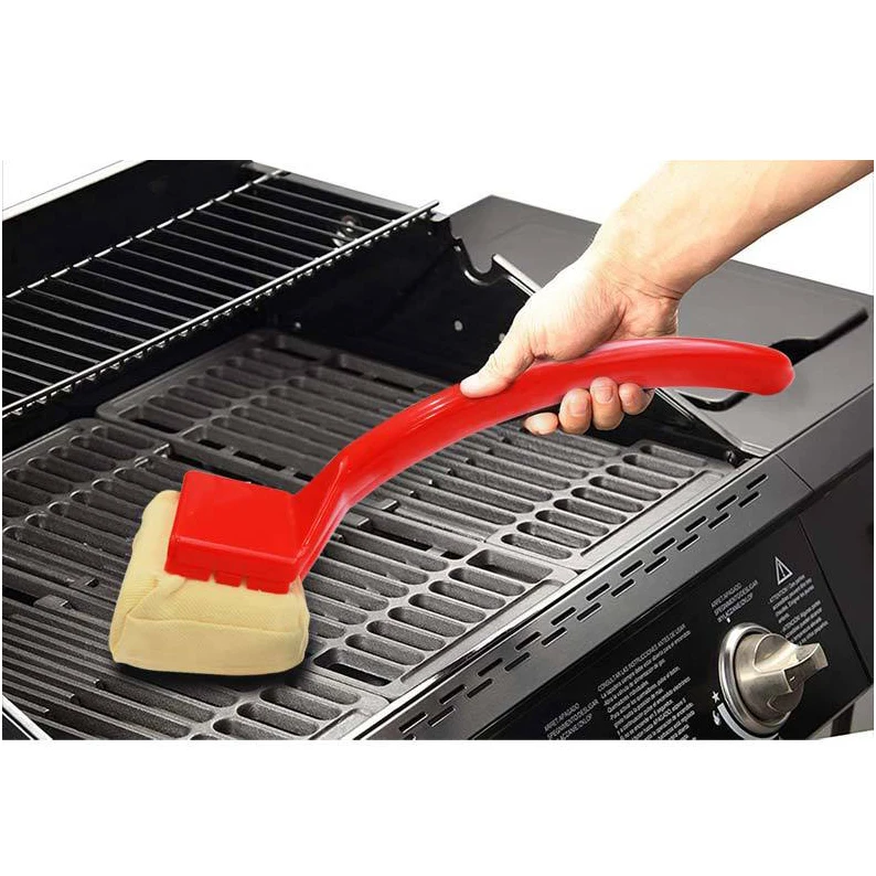 BBQ Grill Cleaning Brush Barbecue Cleaner for Cast Iron or Stainless-Steel Grates