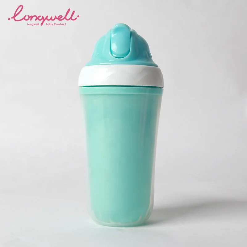 
Ningbo Longwell Plastic Sports Baby Bottles Water Milk With Straw Cartoon Printed Custom Training Cup OEM/ODM Drinking Bottle 