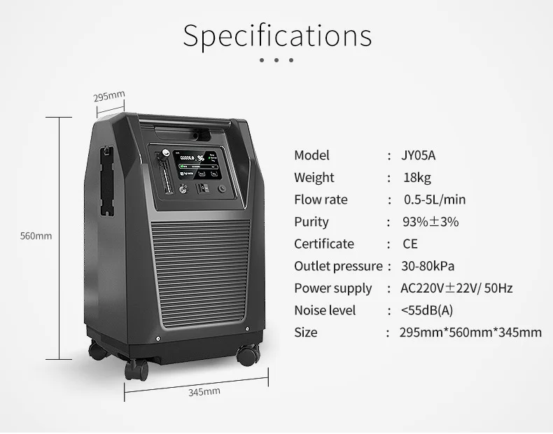 Free 5 liter hospital mini china mobile 10 lpm used medical portable oxygen concentrator for sale