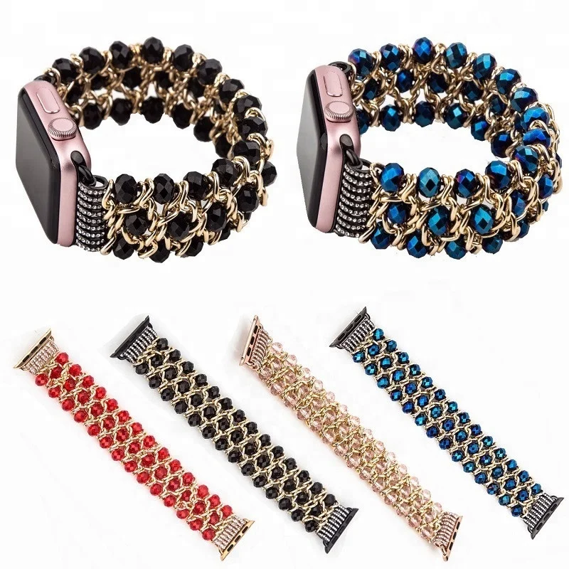 Woman Jewellery Bracelet Watch Band  for Iwatch 38mm 40mm 42mm 44mm  Luxury Bling Women Designs watch bands