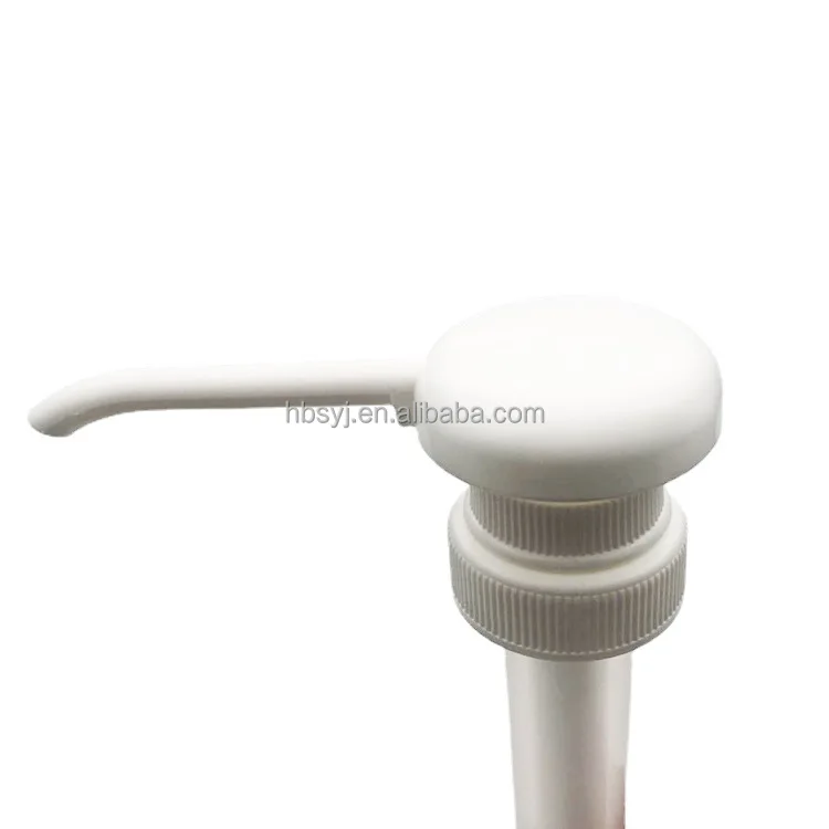 
38/400 jam dispenser pump food grade white syrup pump 10cc 15cc 20cc 25cc 30cc 