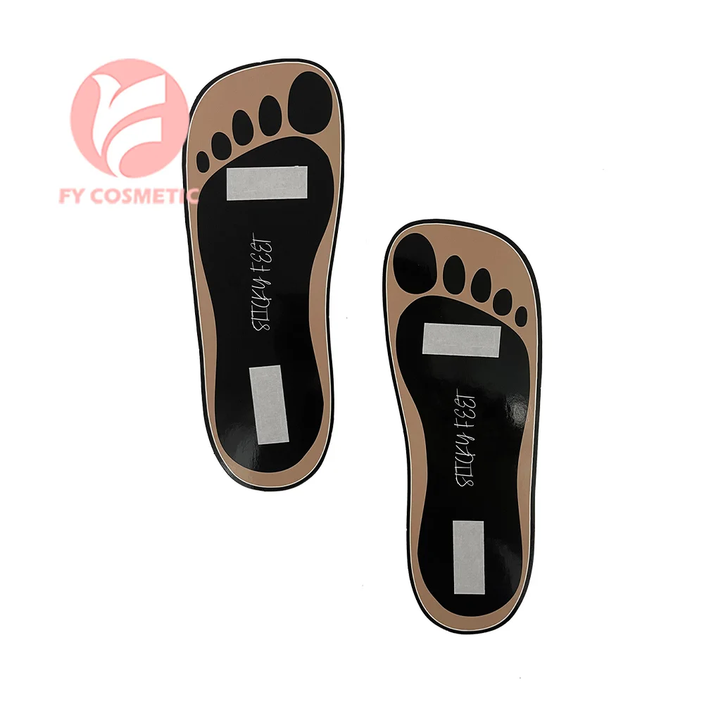 350G Paper Material Disposable Sticky Feet For Spray Tanning With Custom Logo