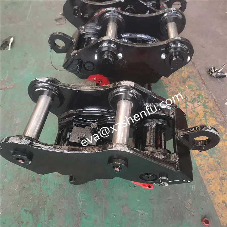 Hydraulic quick coupler for mini excavators