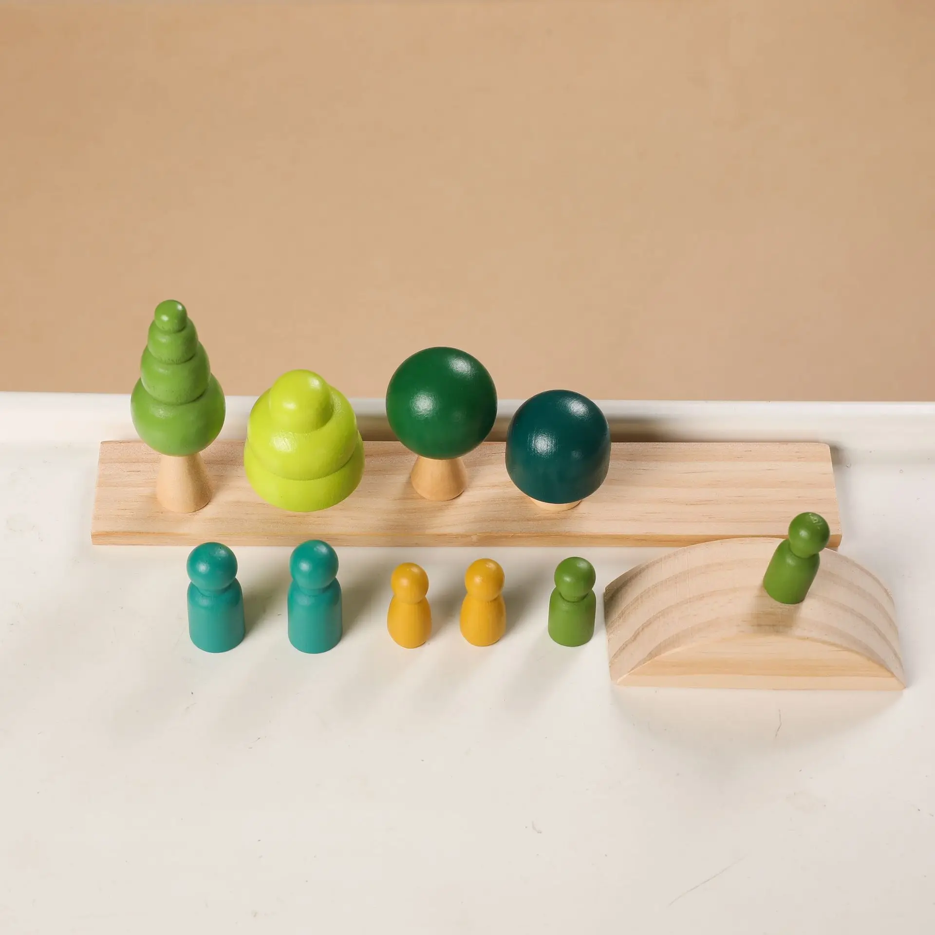 Unisex Wooden Forest Animal Threading & Seesaw Balance Toy for Preshcool Children 2-4 Years & 5-7 Years Age Range Set Supplied