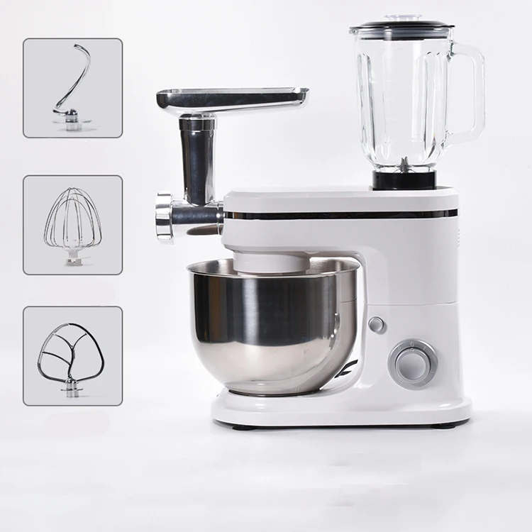 Household oem 6.5l cake dough food processing machine intelligent multi-functional vertical stand foods mixer