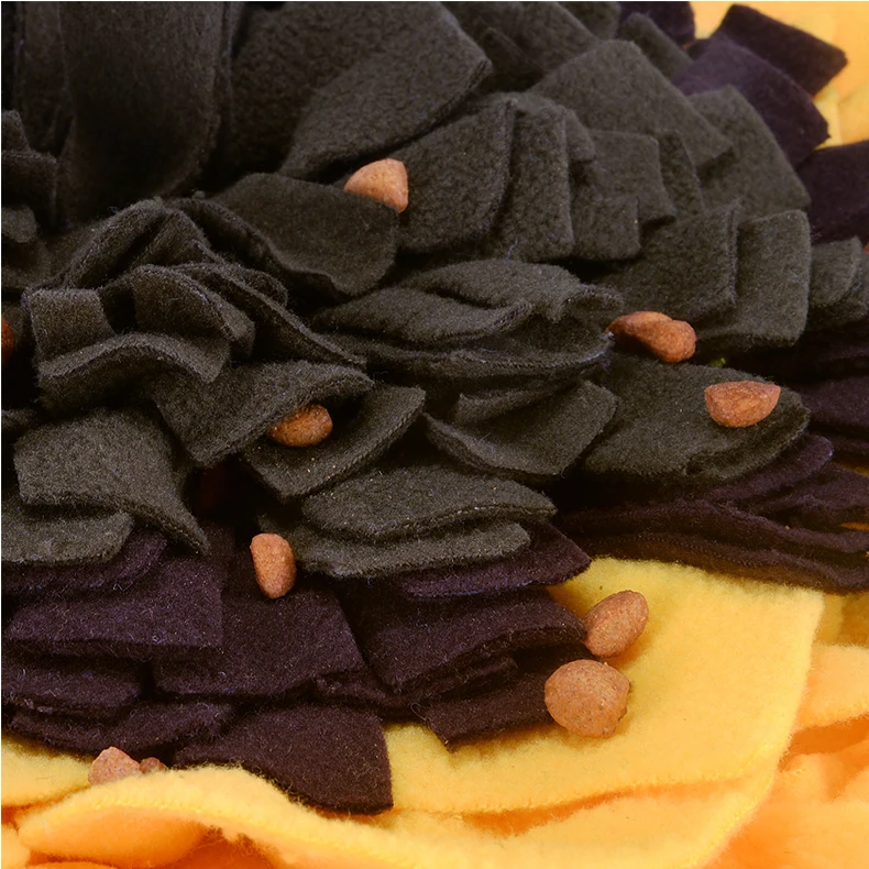 Snuffle Mat Puzzle Toys Feeding Pad Sunflower Sniffing Training Bowl for Pets interactive toy physical activity