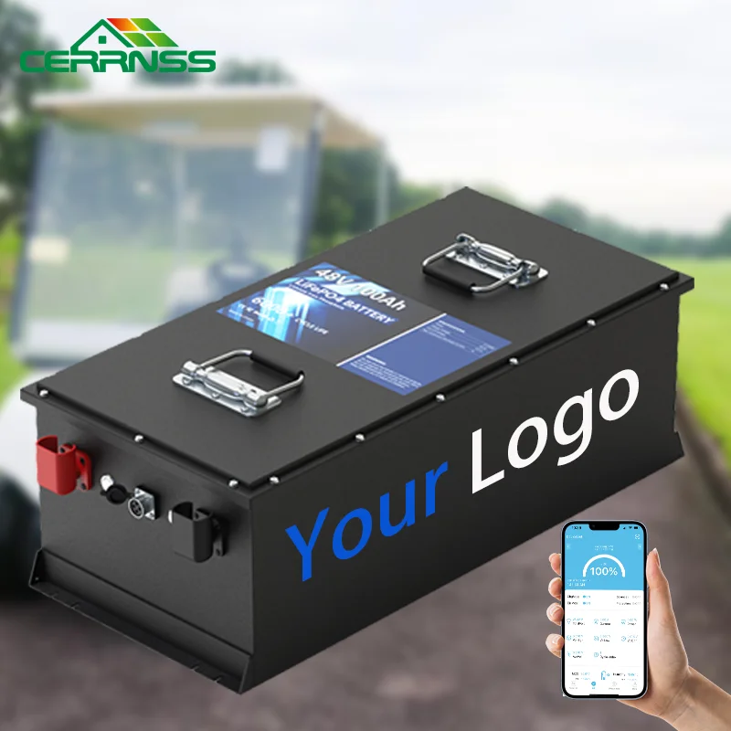 CERRNSS 72 В 100Ah 105Ah 150Ah 160Ah 48V литиево-ионные аккумуляторы зарядное устройство LCD US в наличии Быстрая доставка завод для гольф-кары батареи