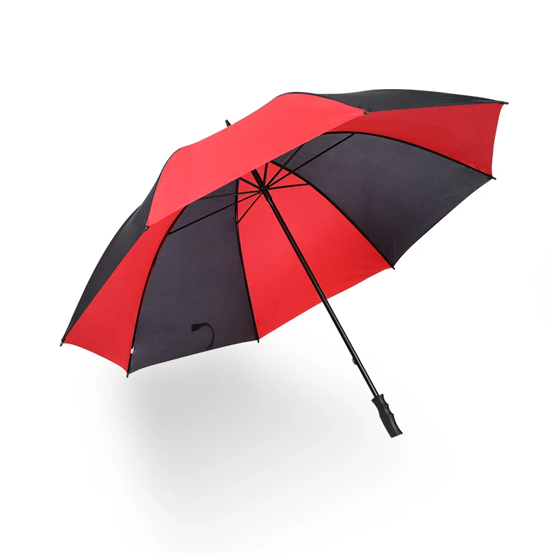 2022 High Quality 190T Pongee double layer umbrella  Fiberglass Frame Waterproof Big automatic golf umbrella