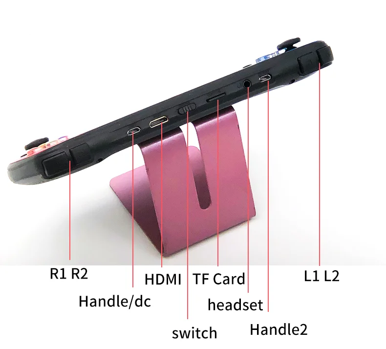 Portable PS5000 Classic Handheld Game Console 5.1 Inch 32GB memory Built-in more than 4500 different games Game Players for Kids