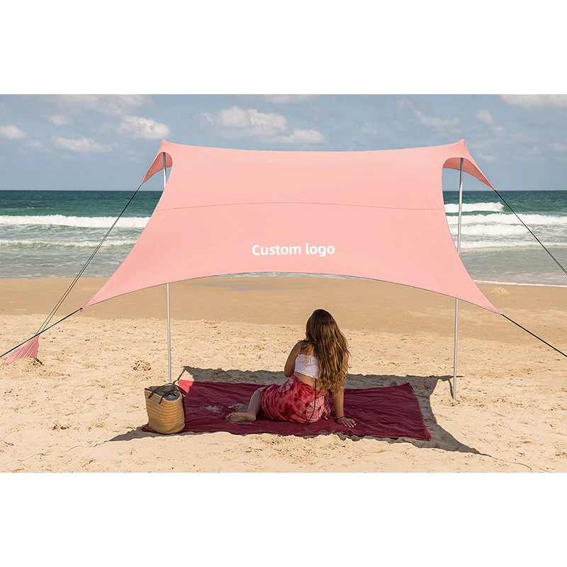 Custom lightweight pop up beach tent hammock canopy camping sun shade shelter beach tent
