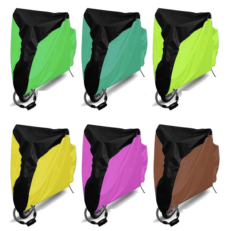 Amazon High Quality 210T 210D Bicycle Cover Bike Silver Polyester Rain Waterproof Sunscreen Dust UV