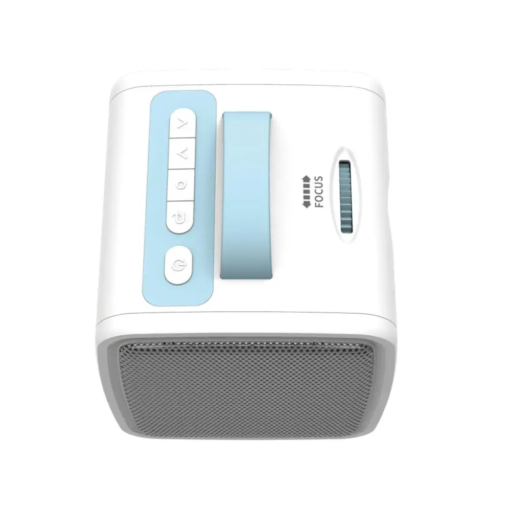 Asher 2020 New Kids Cartoon 30 Ansi Lumens 60 inch Video Portable Home Theater 1920*1080 Resolution LCD Small Mini Projector Q2