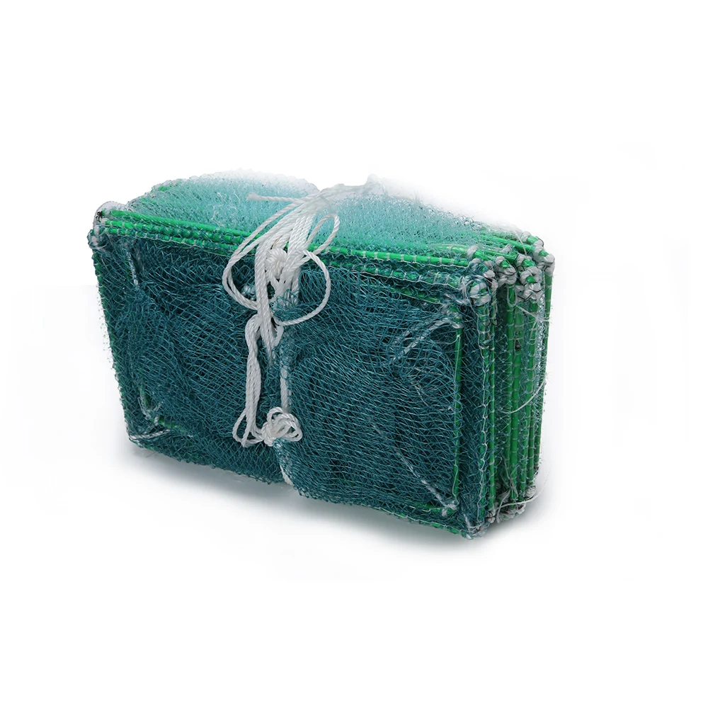 Professional long train lobster shrimp fishing bait cages crab traps 25cm*40cm*26frame