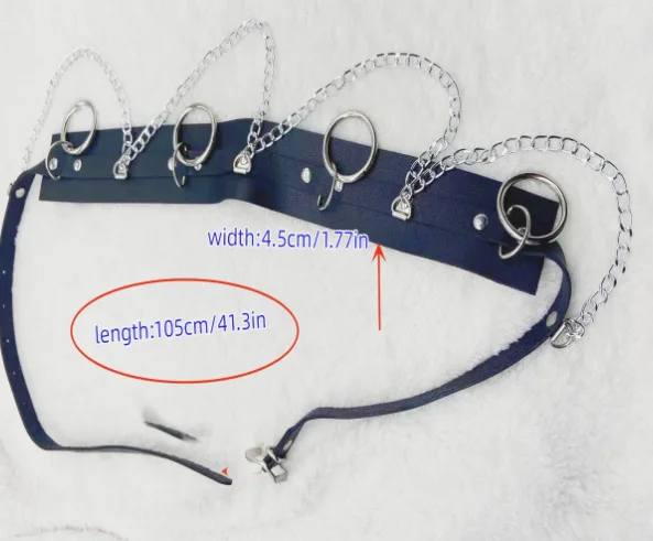 New  Punk Leather Body Chains Black Waist Chain Layered Nightclub Ring Belt Belly Chains Rave Party Body Jewelry Accessories for